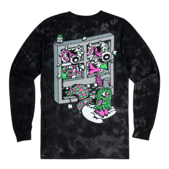 Meow Wolf x Killer Acid Long Sleeve Tie-Dye Shirt – Men’s Size Small (NWOT) - Picture 2 of 4